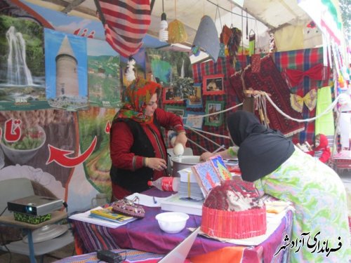 کسب رتبه برتر غرفه شهرستان آزادشهر در جشنواره بازیهای بومی محلی کشوری