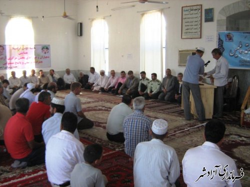 تشکیل جلسه پرسش و پاسخ در روستای قورچای در هفته دولت