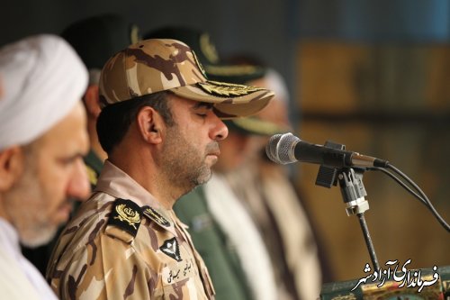 برگزاری مراسم هفته دفاع مقدس و رژه نیروهای مسلح در شهرستان آزادشهر