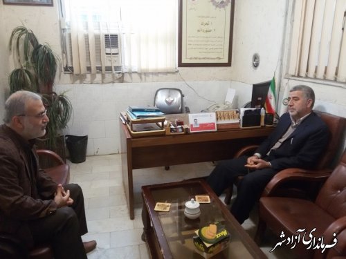 بازدید سرزده فرماندار از هلال احمر شهرستان آزادشهر