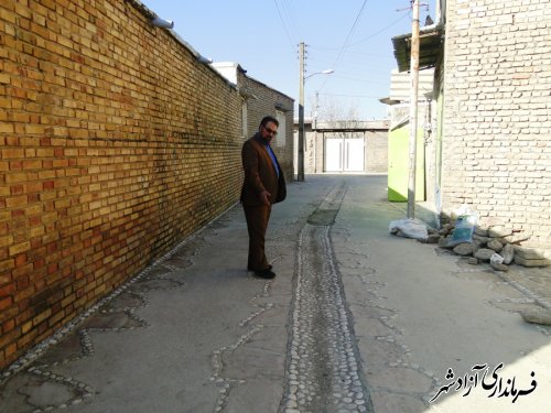 بازدید سرزده آقای حسینی  بخشدار مرکزی  از روستای سیّدآباد