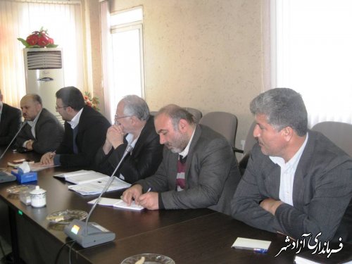 برگزاری جلسه کمیسیون کارگری شهرستان آزادشهر