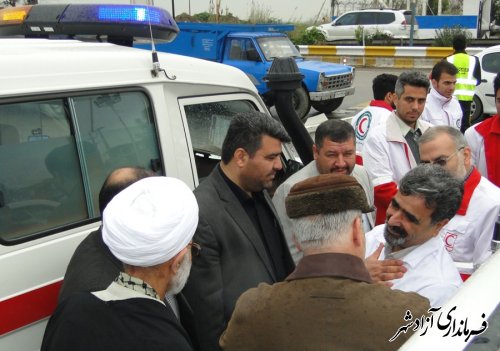بازدید استاندار گلستان از طرح ملی امداد و نجات شهرستان آزادشهر و رامیان
