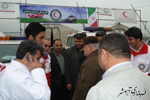 بازدید استاندار گلستان از طرح ملی امداد و نجات شهرستان آزادشهر و رامیان