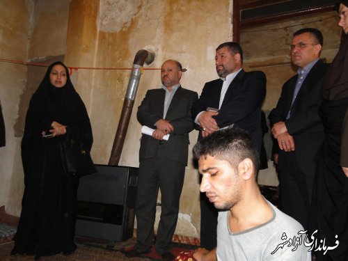 دیدار مدیر کل بهزیستی استان گلستان از خانواده های  تحت پوشش شهرستان آزادشهر