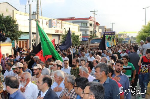 آزادشهر میزبان کاروان دردانه های دست بسته