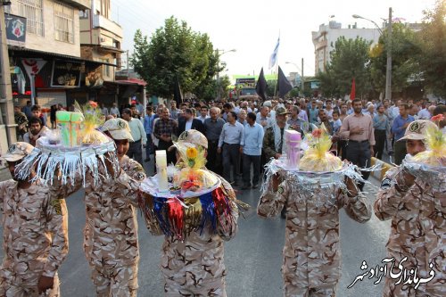 آزادشهر میزبان کاروان دردانه های دست بسته