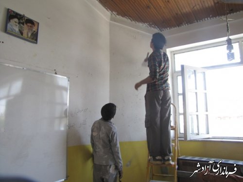 اجرای طرح بهسازی مدارس شهرستان آزادشهر