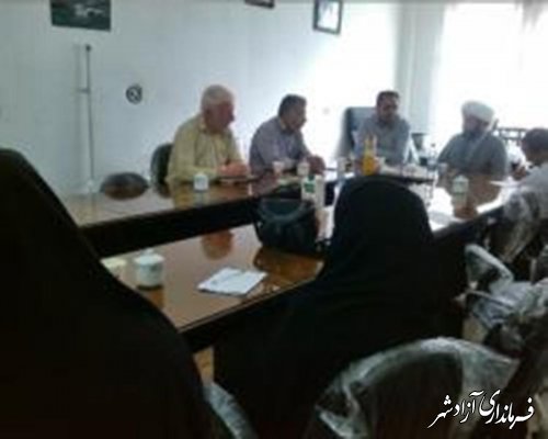 برگزاری جلسه هماهنگی همایش فضیلت زن در اسلام در آزاد شهر