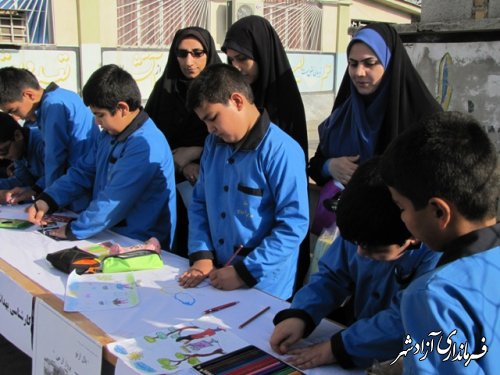 مراسم جشن روز جهانی کودک در مدارس شهرستان آزادشهر