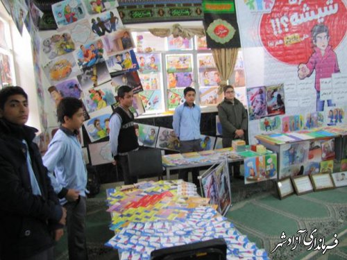 افتتاح نمایشگاه آسیب های اجتماعی در شهرستان آزادشهر