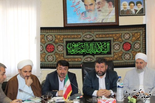 جلسه شورای اداری شهرستان آزادشهر برگزار گردید