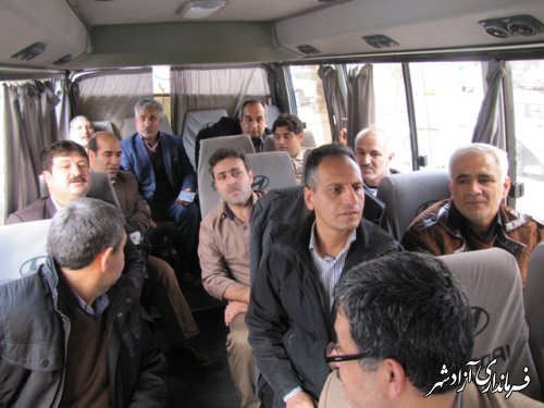 اعزام همکاران فرهنگی شهرستان آزادشهر به اردوی زیارتی مشهد مقدس