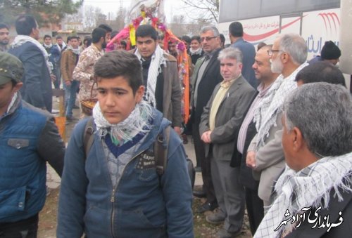مرحله سوم اعزام دانش آموزان آزادشهری به اردوی راهیان نور