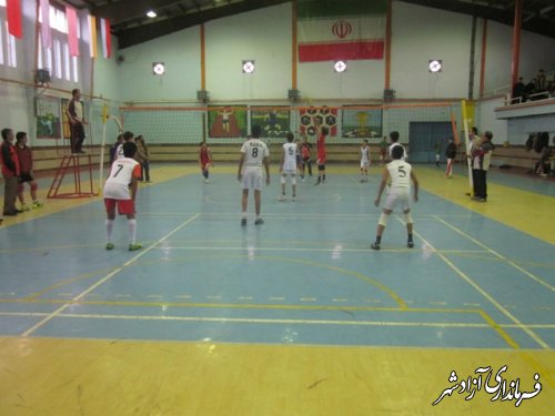 پایان رقابت های والیبال مدارس متوسطه پسران شهرستان آزادشهر