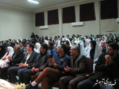 مراسم ازدواج 61 زوج تحت حمایت کمیته امداد امام (ره) شهرستان آزادشهر 