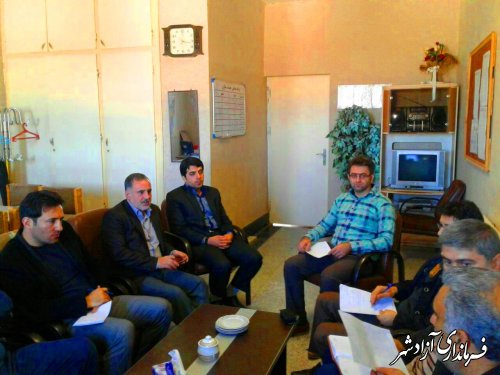 اولین جلسه کمیته فنآوری ستاد انتخابات مرکز حوزه انتخابیه آزادشهر
