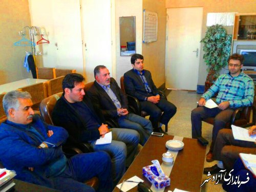 اولین جلسه کمیته فنآوری ستاد انتخابات مرکز حوزه انتخابیه آزادشهر