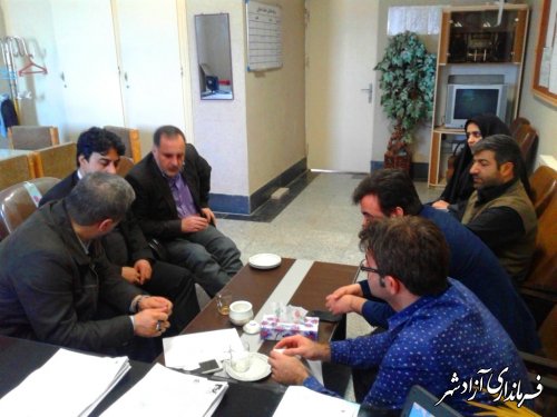 کمیته های آموزش و فنآوری انتخابات شهرستان آزادشهر نشست مشترک بر گزار کردند