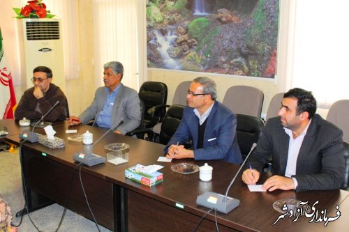 جلسه هماهنگی کمیته حمل و نقل ستاد انتخابات شهرستان آزادشهر برگزار شد