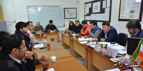 برگزاری کمیته بهداشت،سلامت ومحیط زیست در آزادشهر