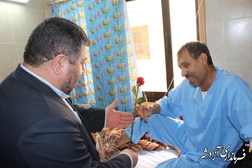 بازدید فرماندار از بیمارستان حضرت معصومه (س) آزادشهر