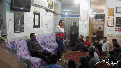 برگزاری دوره کمک های اولیه در مرکز بهبودی اقامتی میان مدت روبه فردا شهرستان آزادشهر