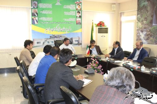 برگزاری جلسه شورای ترافیک شهرستان آزادشهر با حضور شفائی فرماندار