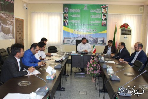 برگزاری جلسه شورای ترافیک شهرستان آزادشهر با حضور شفائی فرماندار