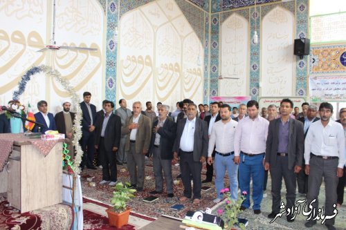 برگزاری همایش شورای اسلامی شهر و روستاهای بخش مرکزی شهرستان آزادشهر