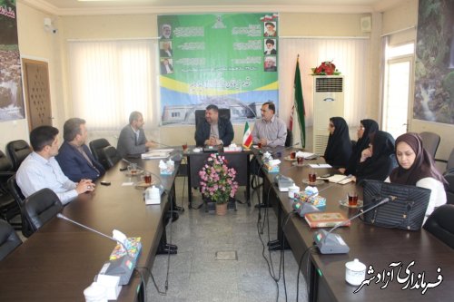 تشکیل کمیته برگزاری همایش روز سند ملی جمعیت شهرستان آزادشهر