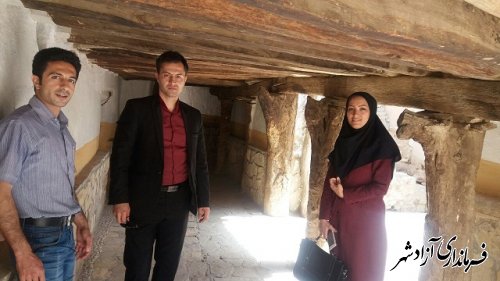 بازدید از بافت قدیمی و پلکانی روستای پارسیان 