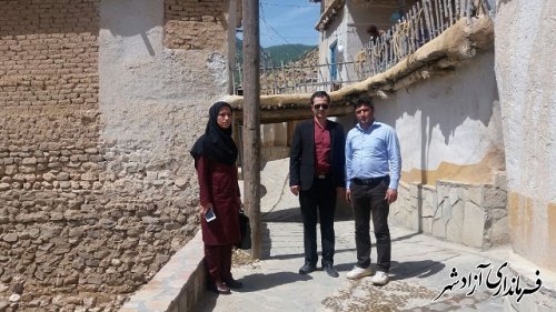بازدید از بافت قدیمی و پلکانی روستای پارسیان 