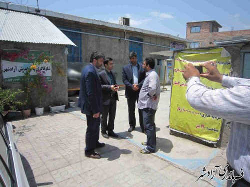 بازدید دادستان و رئیس اداره بهزیستی شهرستان آزادشهر از مراکز اقامتی میان مدت ترک اعتیاد