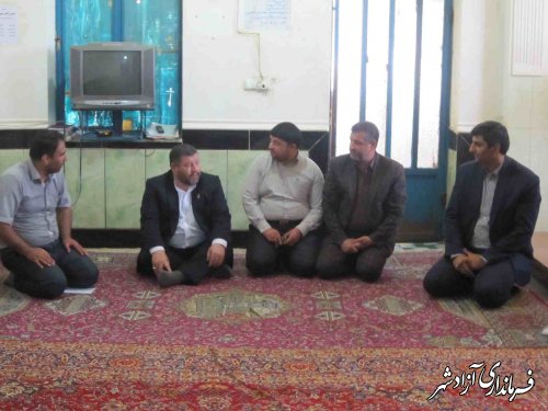 بازدید فرماندار شهرستان آزادشهر از مراکز اقامتی میان مدت ترک اعتیاد