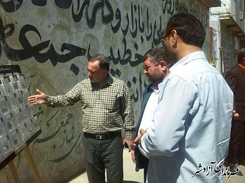 بازدید فرماندار آزادشهر از نمایشگاه پیشگیری مواد مخدر