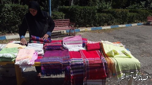 برگزاری نمایشگاه صنایع دستی در پارک شهر شهرستان