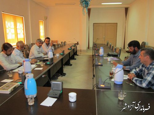 جلسه بخشدار چشمه ساران با منابع طبیعی