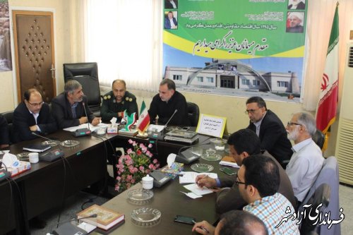 ششمین جلسه ستاد اجلاسیه4000شهید استان در آزادشهر برگزار شد
