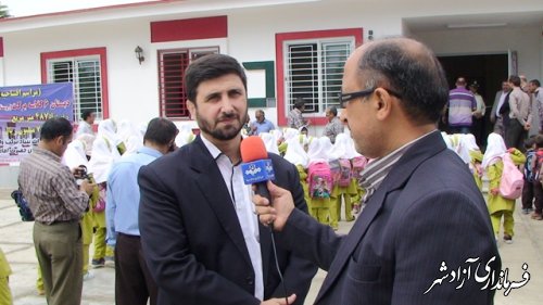 افتتاح سومین مدرسه از برکات بنیادبرکت در شهرستان آزادشهر