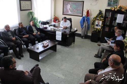  جلسه شورای پشتیبانی نهضت سواد آموزی شهرستان آزادشهر برگزار شد