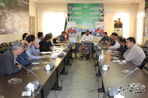 دومین جلسه  هماهنگی سرشماری عمومی نفوس و مسکن شهرستان آزادشهر برگزار گردید