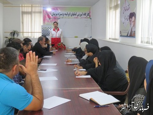 کارگاه آموزشی کمکهای اولیه در شهرستان آزادشهر برگزار گردید