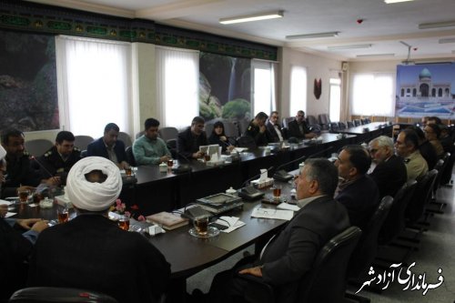 برگزاری هشتمین جلسه ستاد اجلاسیه 4000شهید استان در آزادشهر