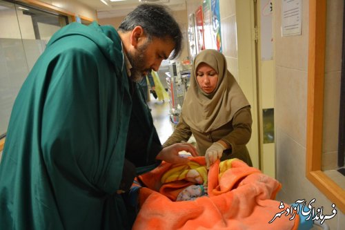 بازدید مدیر شبکه در پی بحران سرما از بیمارستان حضرت معصومه س آزادشهر