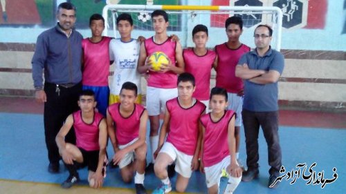 پایان مسابقات فوتسال آموزشگاههای متوسطه1 شهرستان آزادشهر
