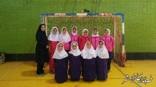 پایان رقابتهای هندبال آموزشگاهها ابتدایی دخترانه شهرستان آزادشهر
