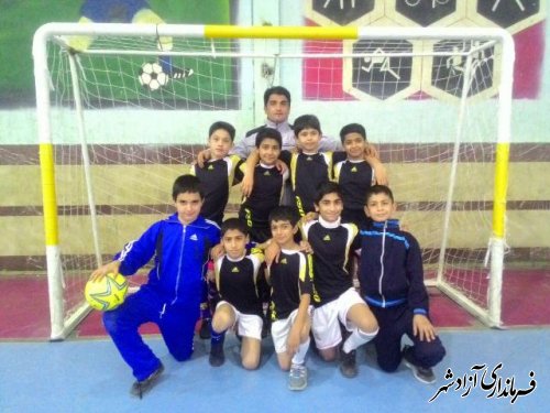 پایان مسابقات فوتسال آموزشگاههای ابتدایی پسرانه شهرستان آزادشهر