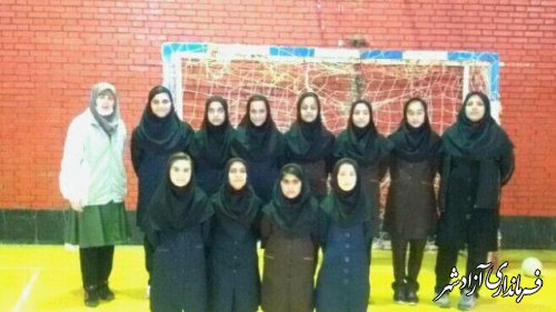 پایان مسابقات هندبال آموزشگاههای دخترانه متوسطه 1 و 2 شهرستان آزادشهر