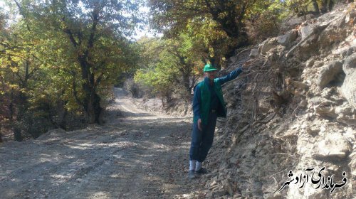 اتمام پروژه راهگشایی محور زراعی شور بالاغ و بالا وطن روستای نرگس چال
